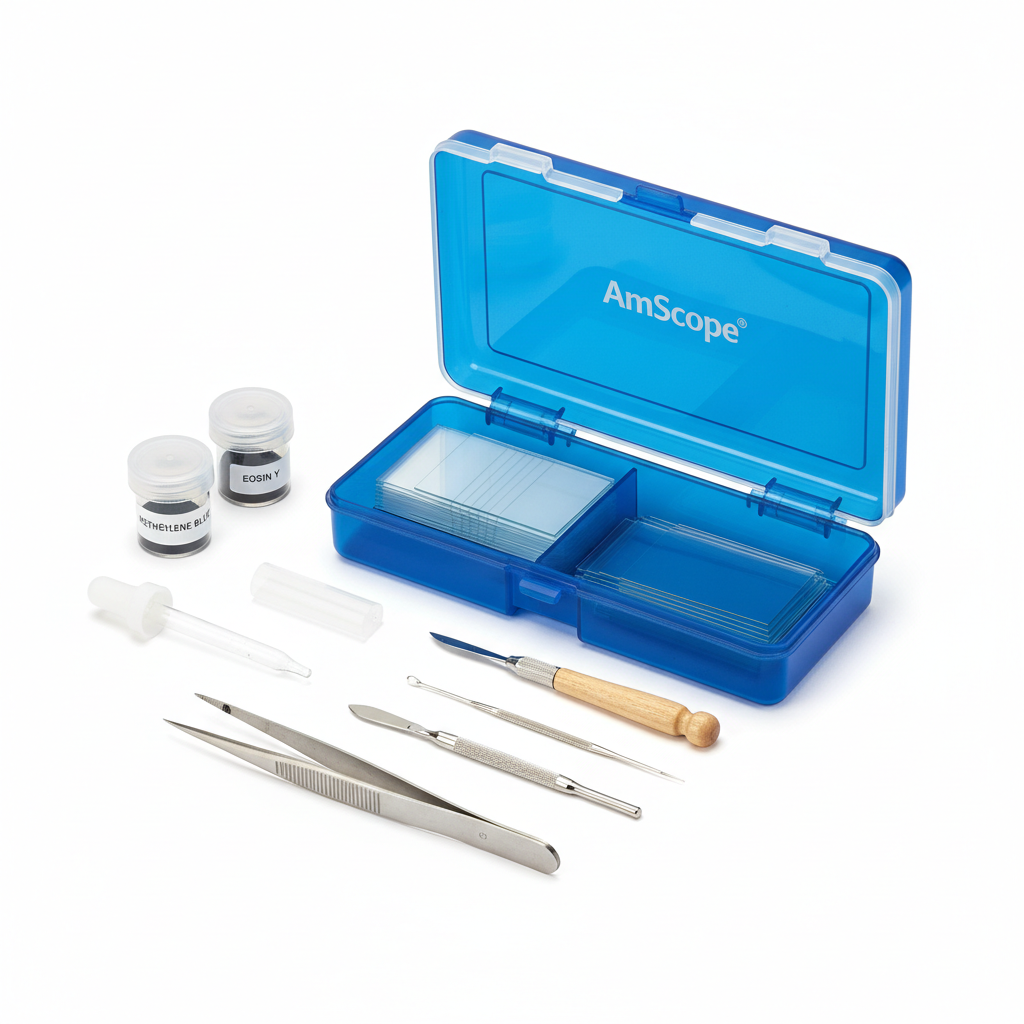 AmScope Microscope Slide Preparation Kit