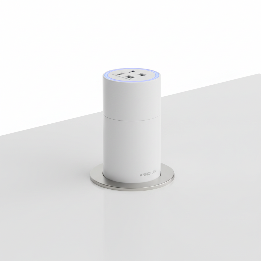 ANNQUAN 2 inch Space Saver Pop Up Outlet