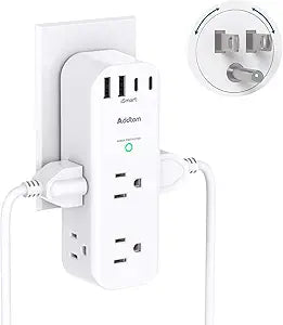 Surge Protector Wall Outlet Extender