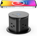 Jgstkcity Pop Up Outlet with 15W Wireless Charger