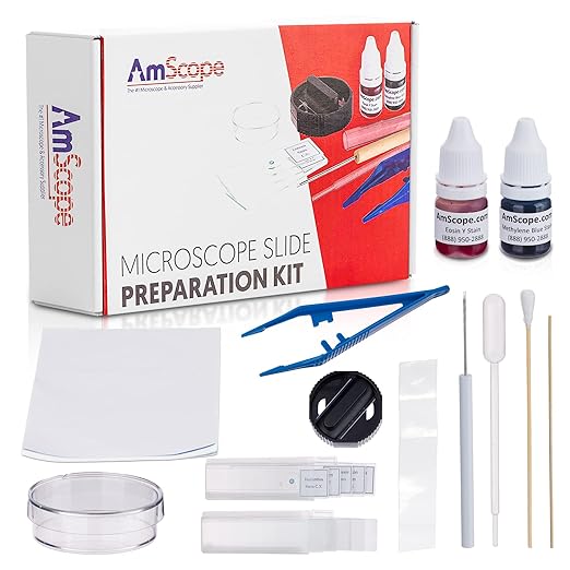 AmScope Microscope Slide Preparation Kit