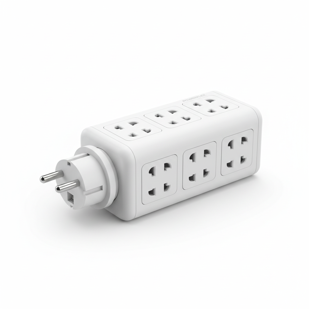 Outlet Extender with Rotating Plug