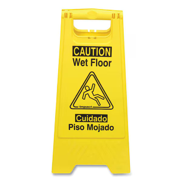 Yellow Wet Floor Sign