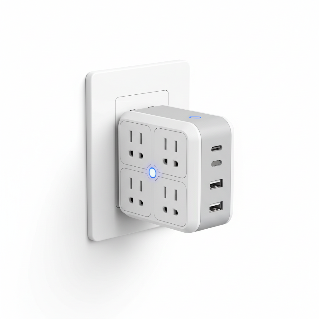 Surge Protector Wall Outlet Extender