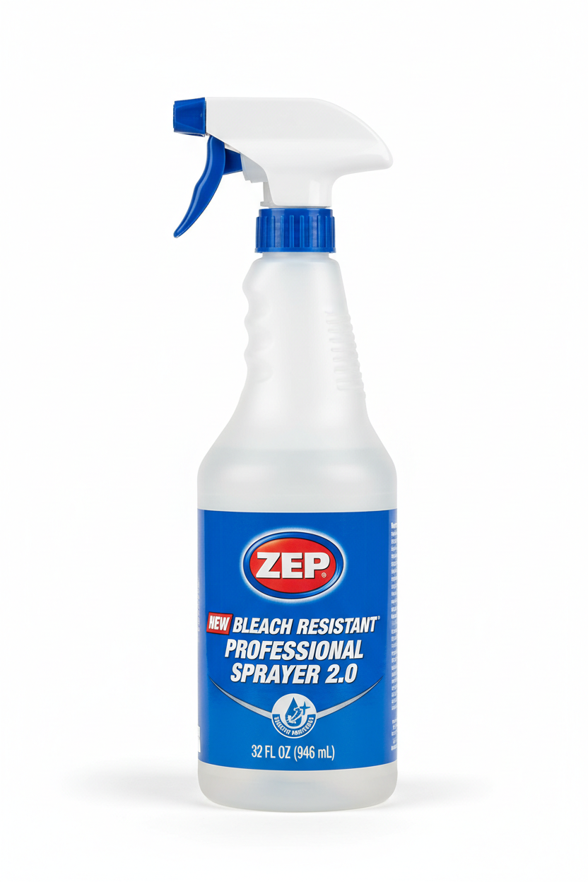Zep New Bleach Resistant Professional Sprayer 2.0 Bottle 32 Ounces