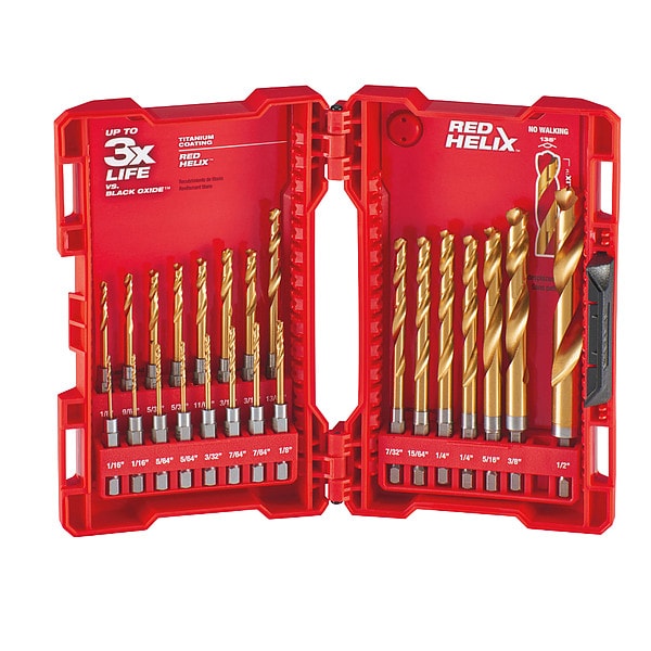 Titanium Drill Bit Set